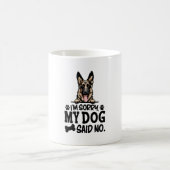 Deutsche Schäferkleber - ich bedaure, dass mein Hu Kaffeetasse (Mittel)
