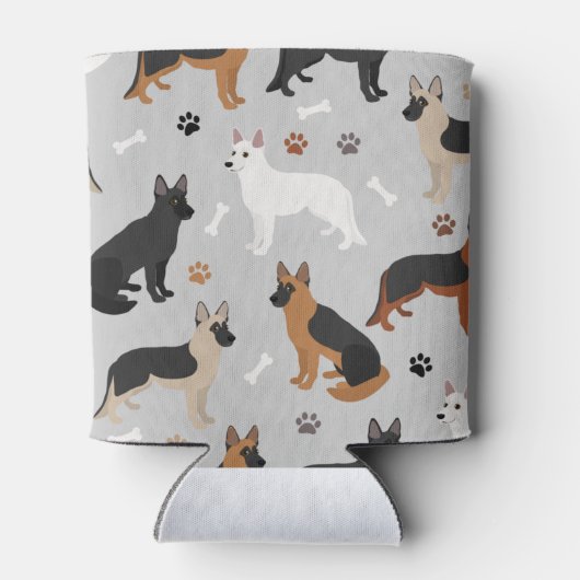 Deutsche Schäferknochen und Klauen Dosenkühler (Rückseite)