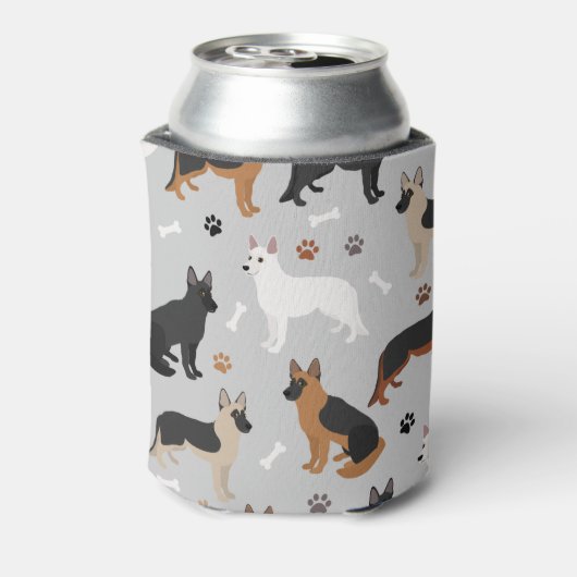 Deutsche Schäferknochen und Klauen Dosenkühler (Kanne Rückseite)