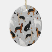 Deutsche Schäferknochen und Klauen Keramik Ornament (Rechts)