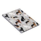 Deutsche Schäferknochen und Klauen Notizblock (Rechte Seite)