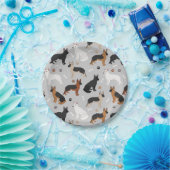 Deutsche Schäferknochen und Klauen Pappteller (Party)