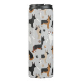 Deutsche Schäferknochen und Klauen Thermosbecher (Rückseite)