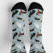 Deutsche Schäferknochen und Paws Socken (Oben)