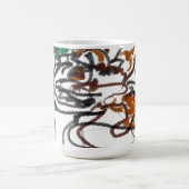 Deutsche Schäferkunst und Rose Kaffeetasse (Mittel)