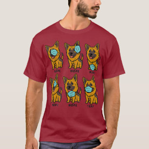 Deutsche Schäfermaske Niedlich K9 Haustier T-Shirt