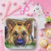 Deutsche Schäferpapierplatte Pappteller (Party)