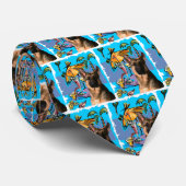 Deutsche SchäferparteiTime Krawatte (Gerollt)