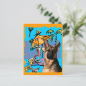 Deutsche SchäferparteiTime Postkarte (Stehend Vorderseite)