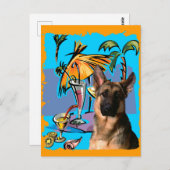 Deutsche SchäferparteiTime Postkarte (Vorne/Hinten)