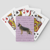 Deutsche Schäferpferde Spielkarten (Rückseite)