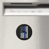 Deutsche Schäferpolizei Hund K9 Patriotic Magnet (In Situ (Geschirrspüler))