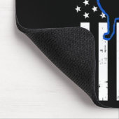 Deutsche Schäferpolizei Hund K9 Patriotic Mousepad (Ecke)