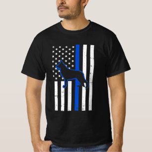 Deutsche Schäferpolizei Hund K9 Patriotic T-Shirt