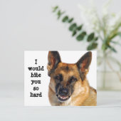 Deutsche Schäferpostkarte Postkarte (Stehend Vorderseite)