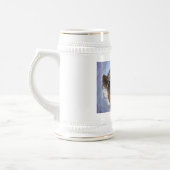 Deutsche Schäfers-Suche und Rettung im Schnee Bierglas (Links)