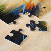 Deutsche Schäferschwarz und Tan Dog Akrylprint Puzzle (Seite)