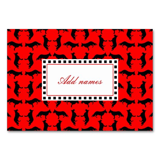 Deutsche Schäfertabletten Tischnummer (Vorderseite)