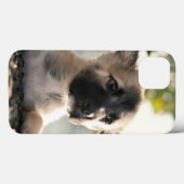 Deutsche Schäferwelpe über Lecke Case-Mate iPhone Hülle (Rückseite (Horizontal))