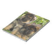 Deutsche Schäferwelpen Notizblock (Rotiert)