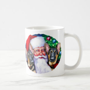 Deutsche Schafhunde des Weihnachtsmanns Kaffeetasse