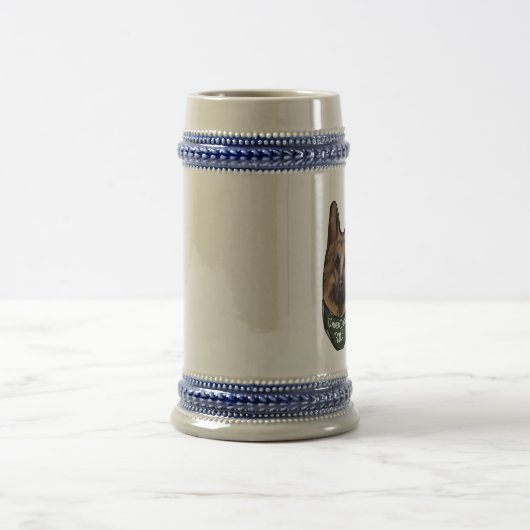 DEUTSCHE SCHEPHERDE UNDERDOG BIERGLAS (Mittel)