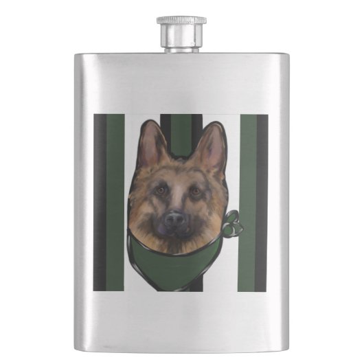 DEUTSCHE SCHEPHERDE UNDERDOG FLACHMANN (Vorderseite)