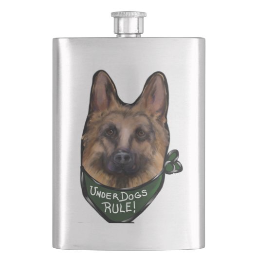 DEUTSCHE SCHEPHERDE UNDERDOG FLACHMANN (Vorderseite)