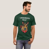 DEUTSCHE SCHEPHERDE UNDERDOG T-Shirt (Vorne ganz)