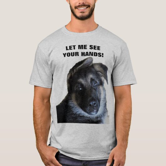 DEUTSCHE SCHEPHERHERD PUPPY T - Shirt (Vorderseite)