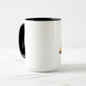Deutsche Scheppard in einer Mauer Tasse (Vorderseite Links)