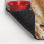 Deutsche Scheune durch Wasserbecken ruhen Mousepad (Ecke)