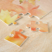 Deutsche Scheune im Herbst personalisiert Puzzle (Seite)