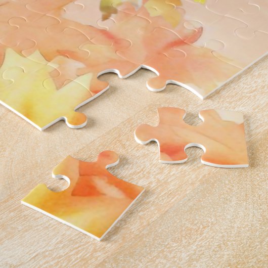 Deutsche Scheune im Herbst personalisiert Puzzle (Seite)