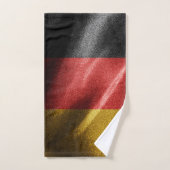 Deutsche Seidenflagge Badhandtuch Set (Handtuch)