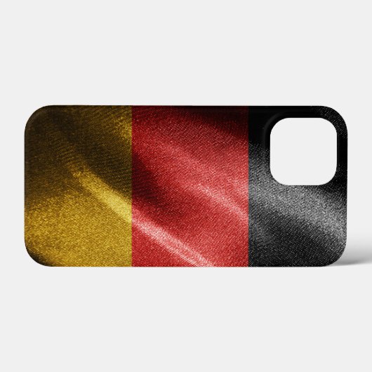 Deutsche Seidenflagge Case-Mate iPhone Hülle (Rückseite (Horizontal))