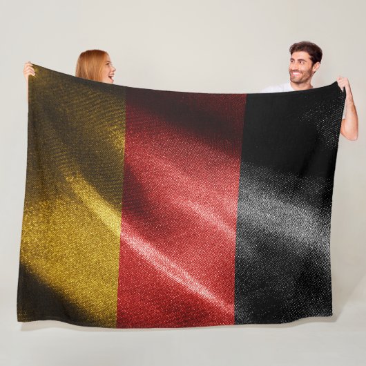 Deutsche Seidenflagge Fleecedecke (Beispiel)