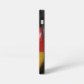 Deutsche Seidenflagge iPhone Hülle (Linke Seite)