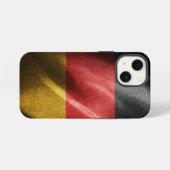 Deutsche Seidenflagge iPhone Hülle (Rückseite (Horizontal))