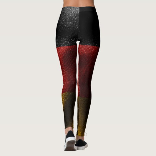 Deutsche Seidenflagge Leggings (Rückseite)