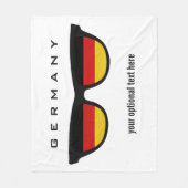 Deutsche Shades Sondertexte & Farb-Fleece-Decken Fleecedecke (Vorderseite)