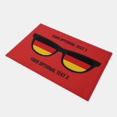 Deutsche Shades Zolltür-Matten Fußmatte (Schrägansicht)