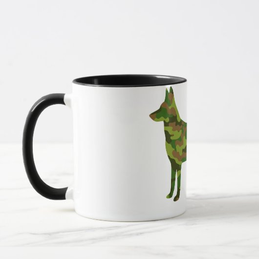 Deutsche Shepard-Armee grüne Tarnung Tasse (Links)