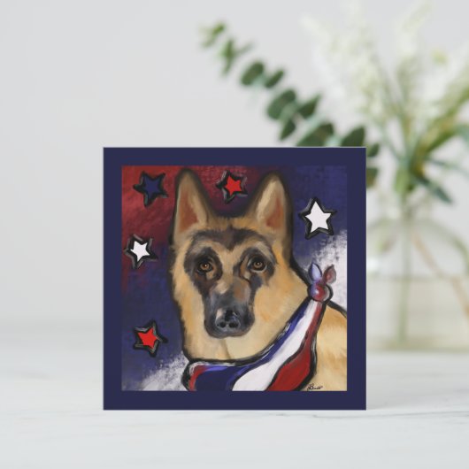 DEUTSCHE SHEPHERD (Stehend Vorderseite)