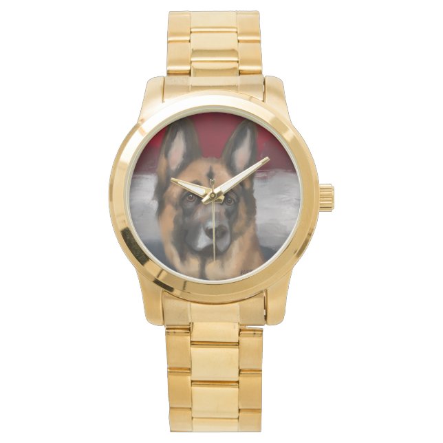 DEUTSCHE SHEPHERD ARMBANDUHR (Vorderseite)