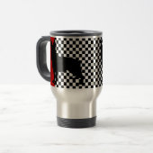 DEUTSCHE SHEPHERD AUTO KAFFEE TASSE (Vorderseite Links)