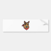 DEUTSCHE SHEPHERD AUTOAUFKLEBER (Vorne)