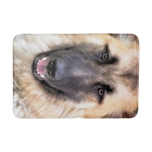 DEUTSCHE SHEPHERD BADEMATTE (Vorderseite)