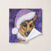 DEUTSCHE SHEPHERD BADHANDTUCH SET (Waschlappen)