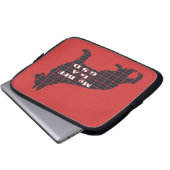 DEUTSCHE SHEPHERD-BESTE FREUNDIN LAPTOPSCHUTZHÜLLE (Vorne Knopf)